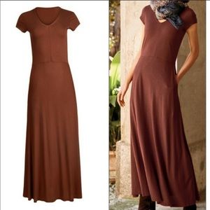 COPY - Peruvian Connection Maxi dress rust red small